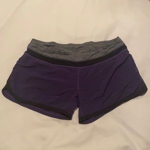 Lululemon speed up low rise shorts